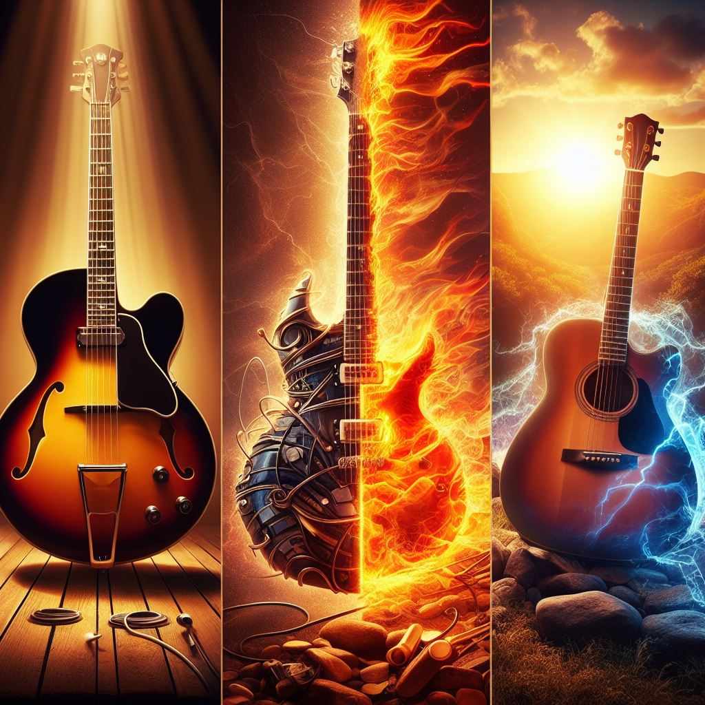 From blues to metal, the guitar paints a sonic canvas without limits.
